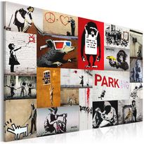Canvas-taulu Artgeist Banksy - collage II, eri kokoja