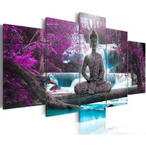 Canvas-taulu Artgeist Waterfall and Buddha, eri kokoja