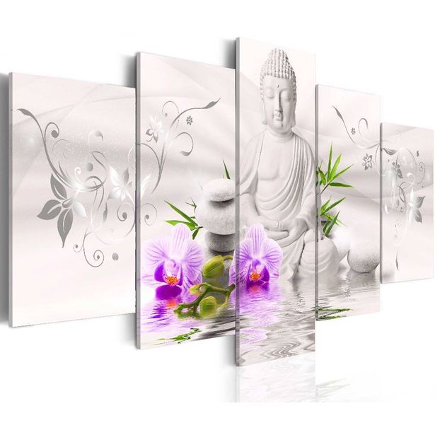 Canvas-taulu Artgeist White Buddha, eri kokoja