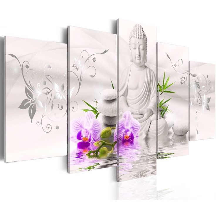 Canvas-taulu Artgeist White Buddha, eri kokoja