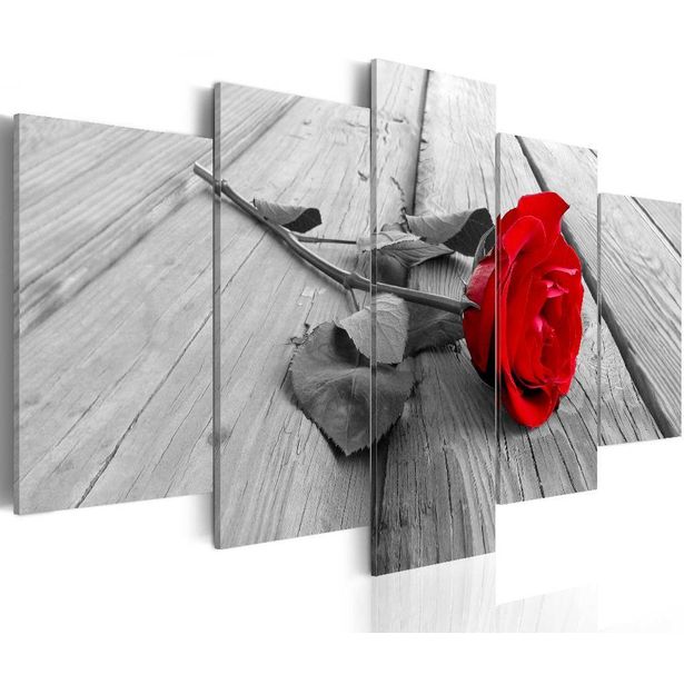 Canvas-taulu Artgeist Rose on Wood, eri kokoja