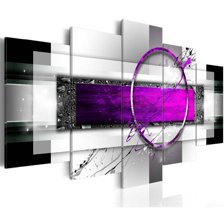 Canvas-taulu Artgeist Purple Rim, eri kokoja