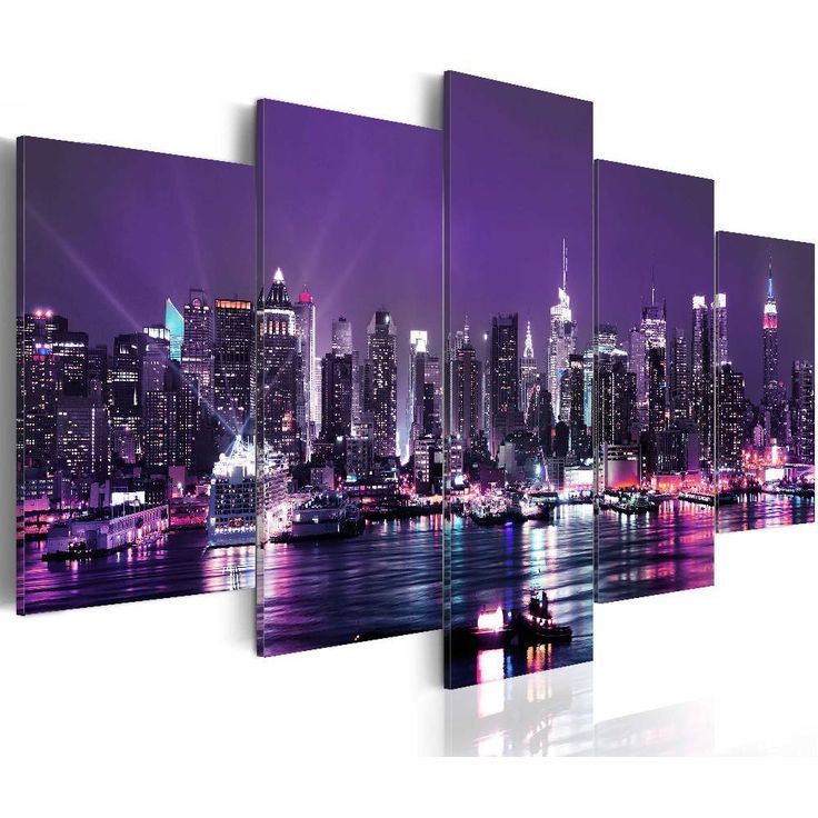 Canvas-taulu Artgeist Purple Sky, eri kokoja
