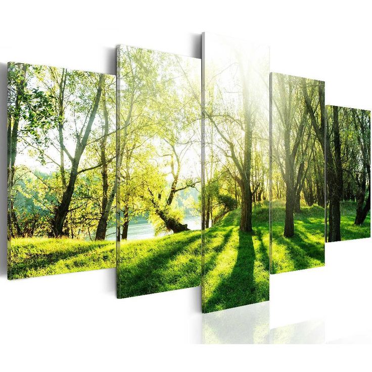 Canvas-taulu Artgeist Green Glade, eri kokoja