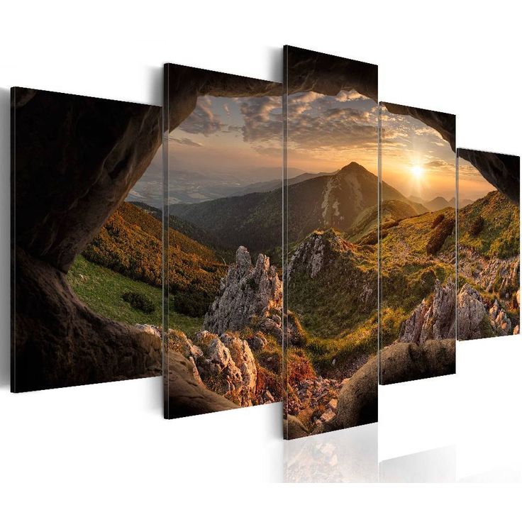 Canvas-taulu Artgeist Sunset in the Valley, eri kokoja