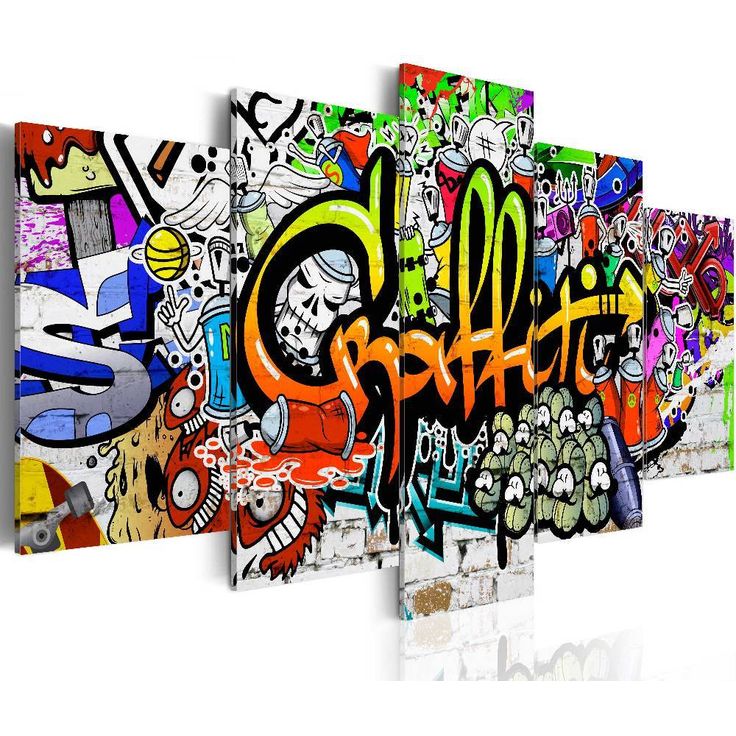 Canvas-taulu Artgeist Artistic Graffiti, eri kokoja