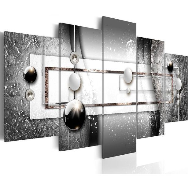 Canvas-taulu Artgeist Grey Symmetry, eri kokoja