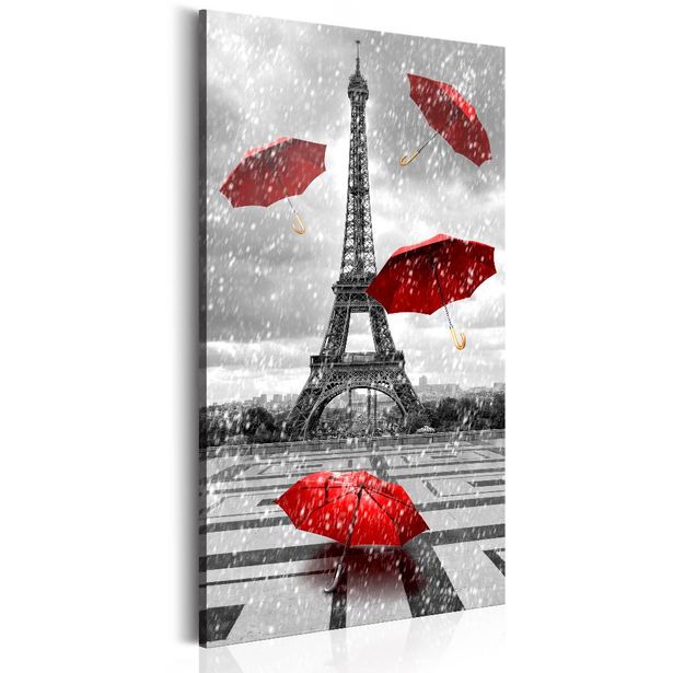 Taulu Artgeist Paris: Red Umbrellas, 60x120cm