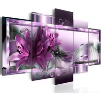 Canvas-taulu Artgeist Purple Lilies, eri kokoja