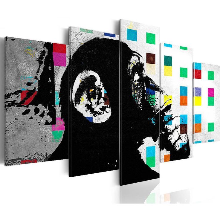 Canvas-taulu Artgeist The Thinker Monkey, eri kokoja