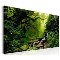 Canvas-taulu Artgeist Waterfall in the Forest, eri kokoja