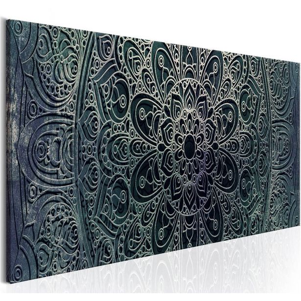 Canvas-taulu Artgeist Mandala: Malachite Calm, eri kokoja