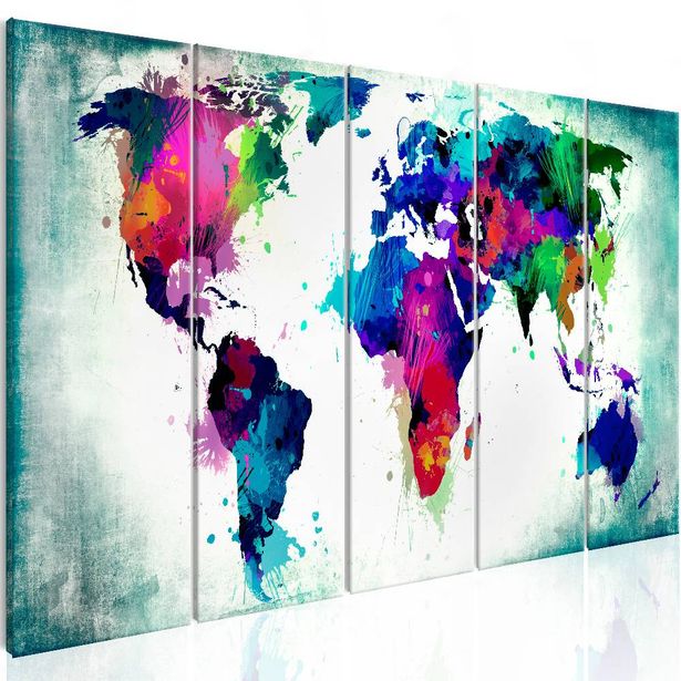 Canvas-taulu Artgeist Colourful Chaos, eri kokoja