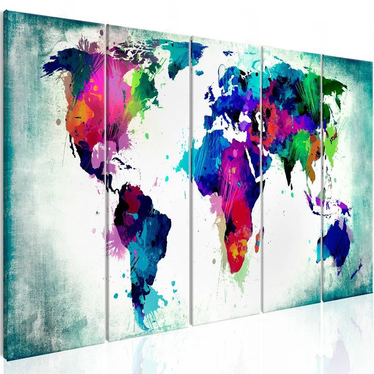 Canvas-taulu Artgeist Colourful Chaos, eri kokoja