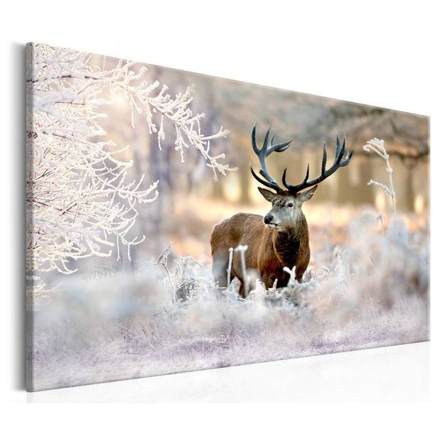 Canvas-taulu Artgeist Deer in the Cold, eri kokoja