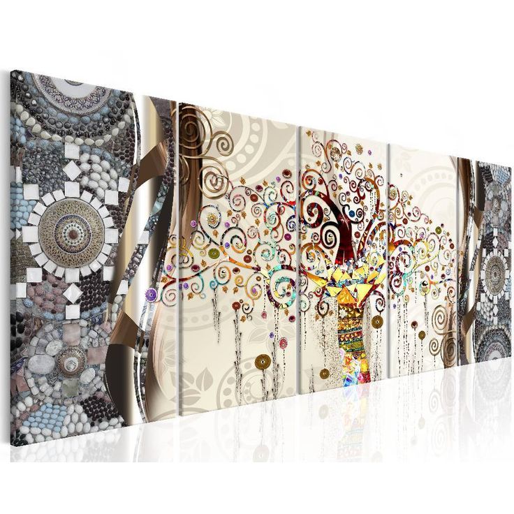 Canvas-taulu Artgeist Tree and Mosaic, eri kokoja