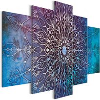 Canvas-taulu Artgeist Center, sininen, eri kokoja