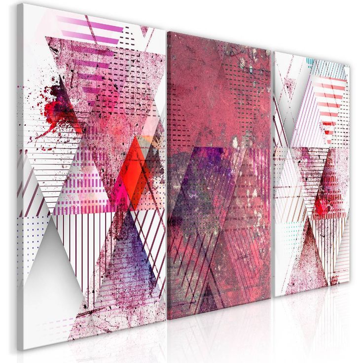 Taulu Artgeist Spring Layout 3-osainen 60x120cm
