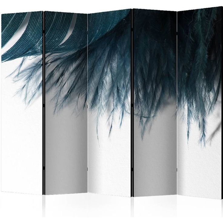 Sermi Artgeist Dark Blue Feather II, 225x172cm