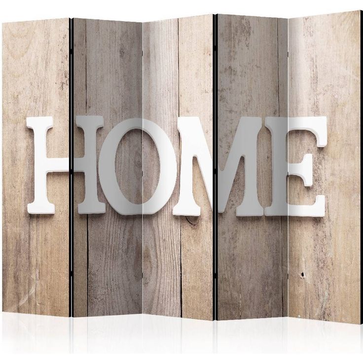 Sermi Artgeist Home on wooden boards, 225x172cm