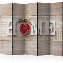 Sermi Artgeist Home and red heart, 225x172cm