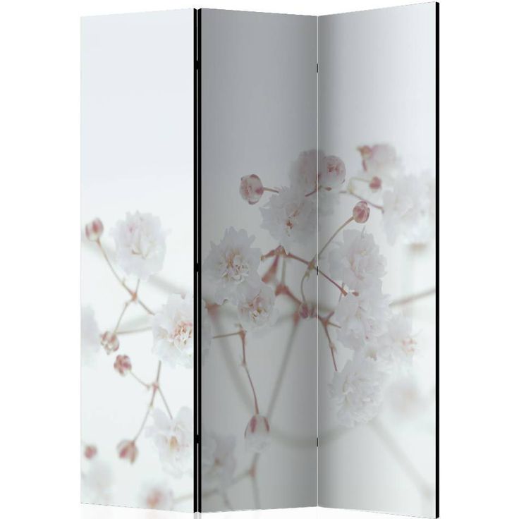 Sermi Artgeist White Flowers, 135x172cm