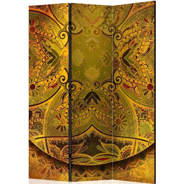 Sermi Artgeist Mandala: Golden Power, 135x172cm