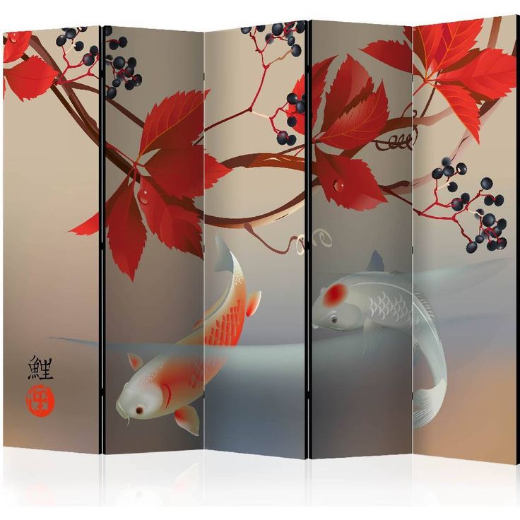 Sermi Artgeist Happy Fish II, 225x172cm