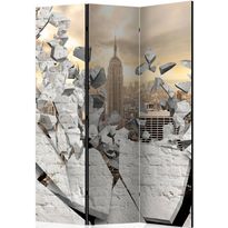 Sermi Artgeist City behind the Wall, 135x172cm