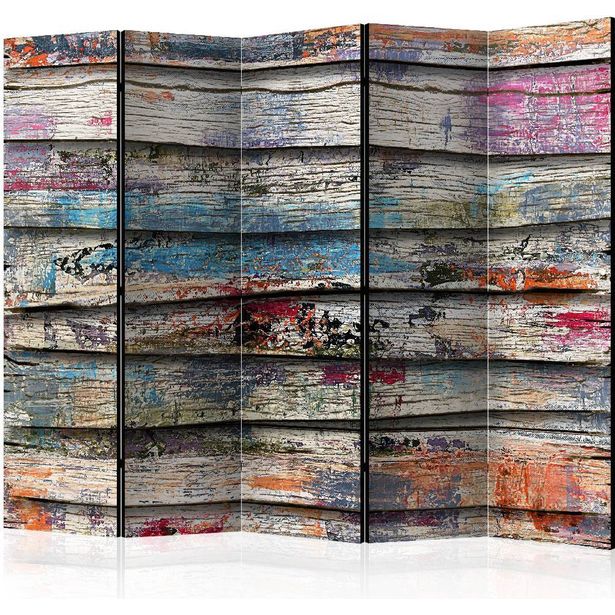 Sermi Artgeist Colourful Wood II, 225x172cm