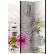 Sermi Artgeist Buddha and Orchids, 135x172cm