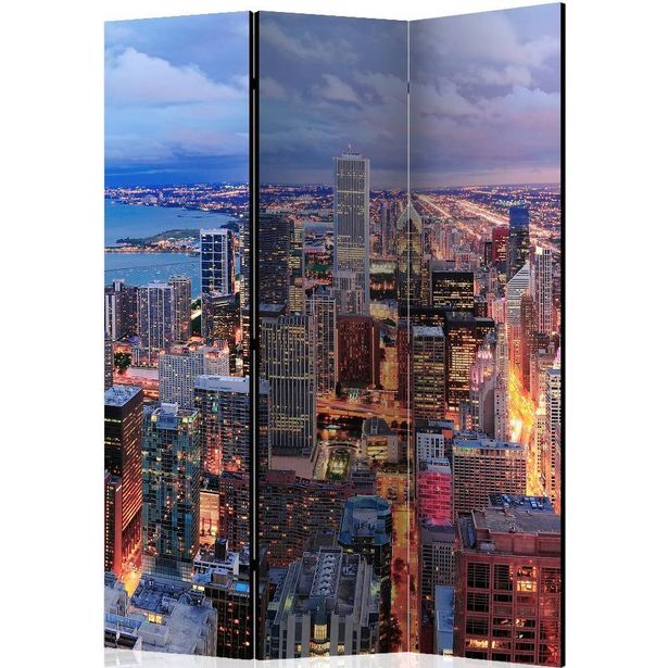 Sermi Artgeist Illuminated Chicago, 135x172cm