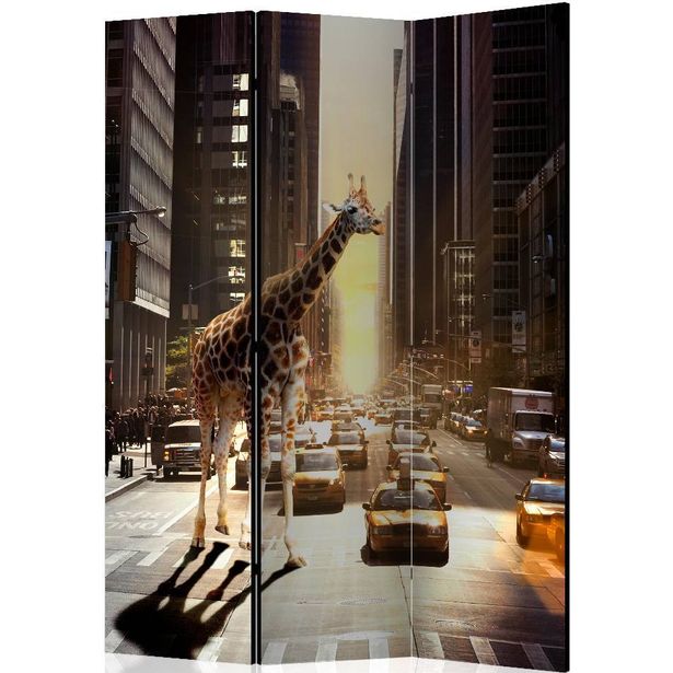 Sermi Artgeist Giraffe in the Big City, 135x172cm