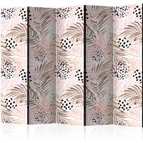 Sermi Artgeist Pink Palm Leaves II, 225x172cm
