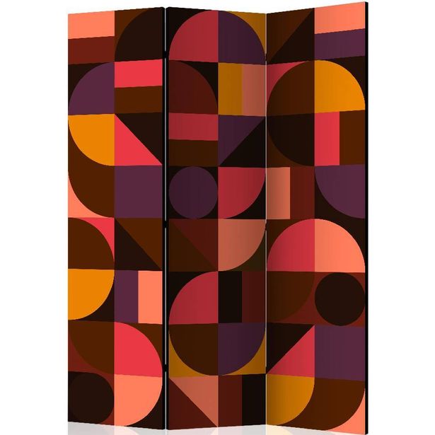 Sermi Artgeist Geometric Red Mosaic, 135x172cm