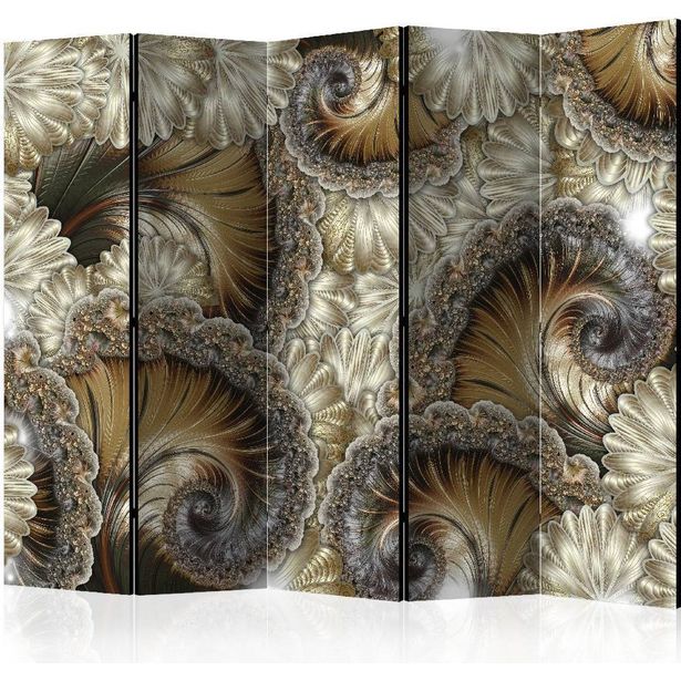 Sermi Artgeist Golden hand-held fans II, 225x172cm