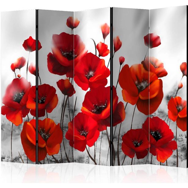 Sermi Artgeist Poppies in the Moonlight II, 225x172cm