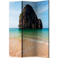 Sermi Artgeist Rock formation by shoreline, Andaman Sea, Thailand, 135x172cm
