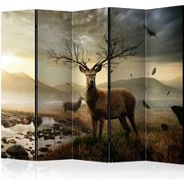 Sermi Artgeist Deers by mountain stream II, 225x172cm