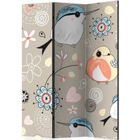 Sermi Artgeist Natural pattern with birds, 135x172cm