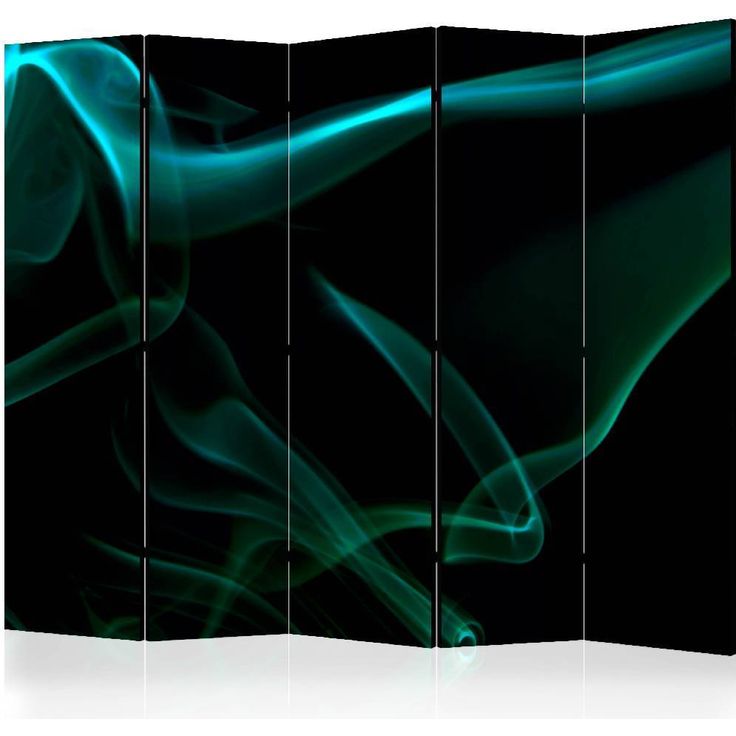 Sermi Artgeist Blue smoke waves II, 225x172cm