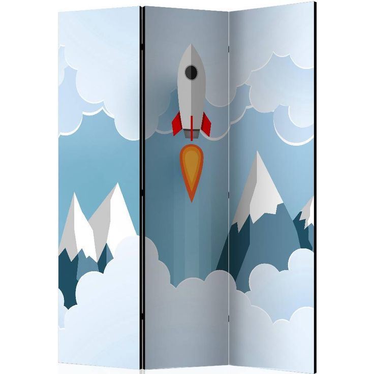 Sermi Artgeist Rocket in the Clouds, 135x172cm