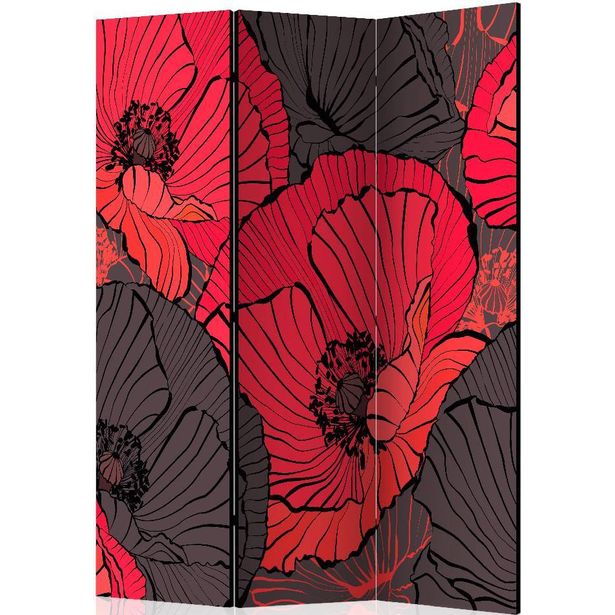 Sermi Artgeist Pleated poppies, 135x172cm