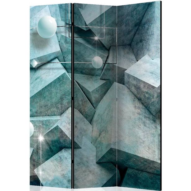 Sermi Artgeist Green Concrete Cubes, 135x172cm