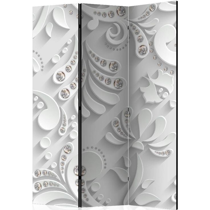 Sermi Artgeist Flowers with Crystals, 135x172cm