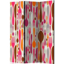 Sermi Artgeist Cutlery - pink and violet, 135x172cm