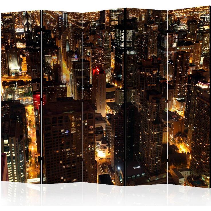 Sermi Artgeist City by night - Chicago, USA II, 225x172cm