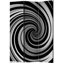 Sermi Artgeist Black and white swirl, 135x172cm