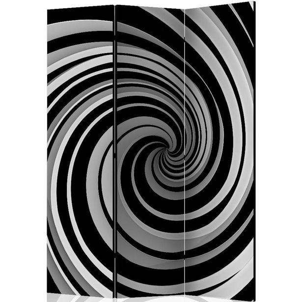 Sermi Artgeist Black and white swirl, 135x172cm
