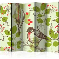 Sermi Artgeist Bird and lilies vintage pattern II, 225x172cm